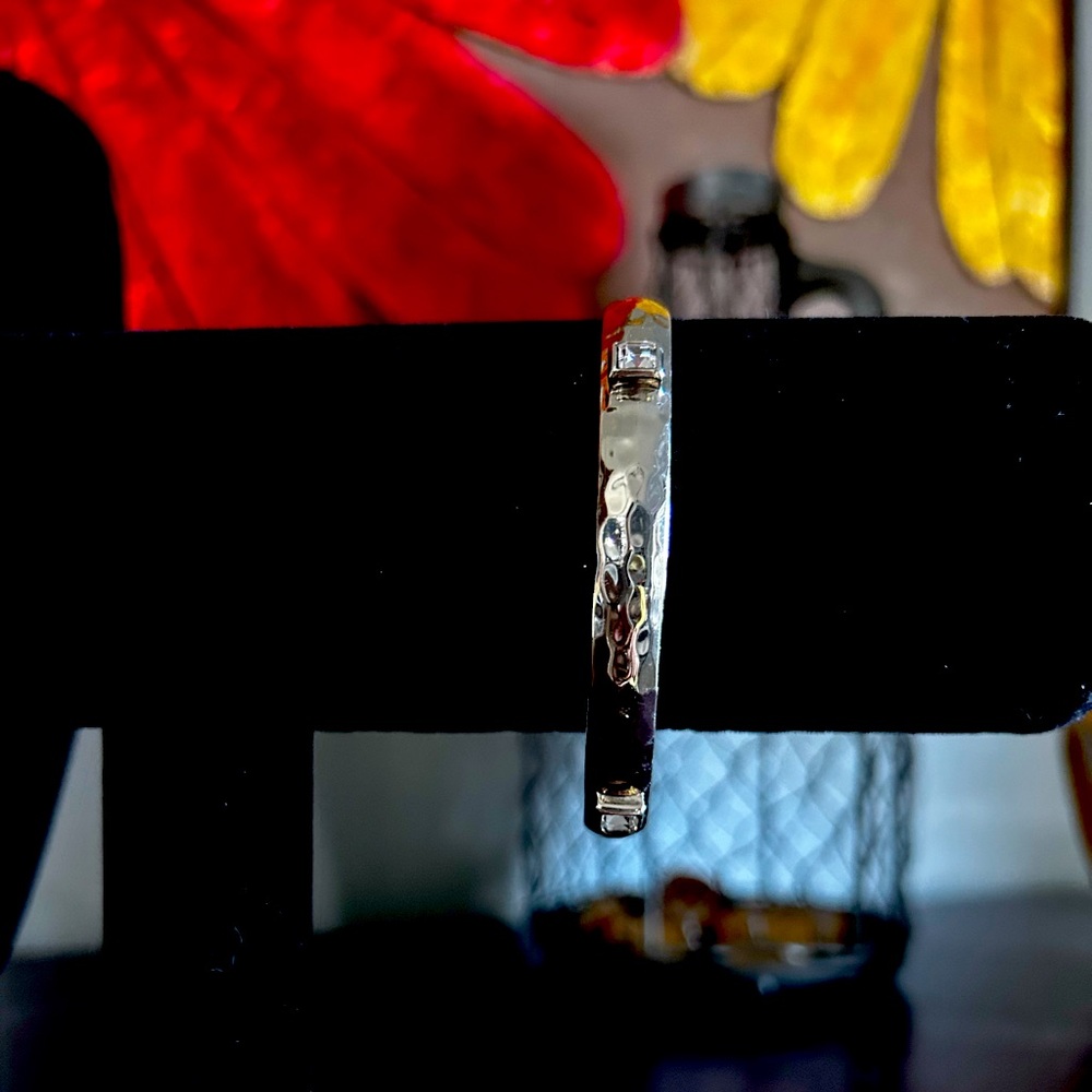 Elegant Silver Bangle Bracelet